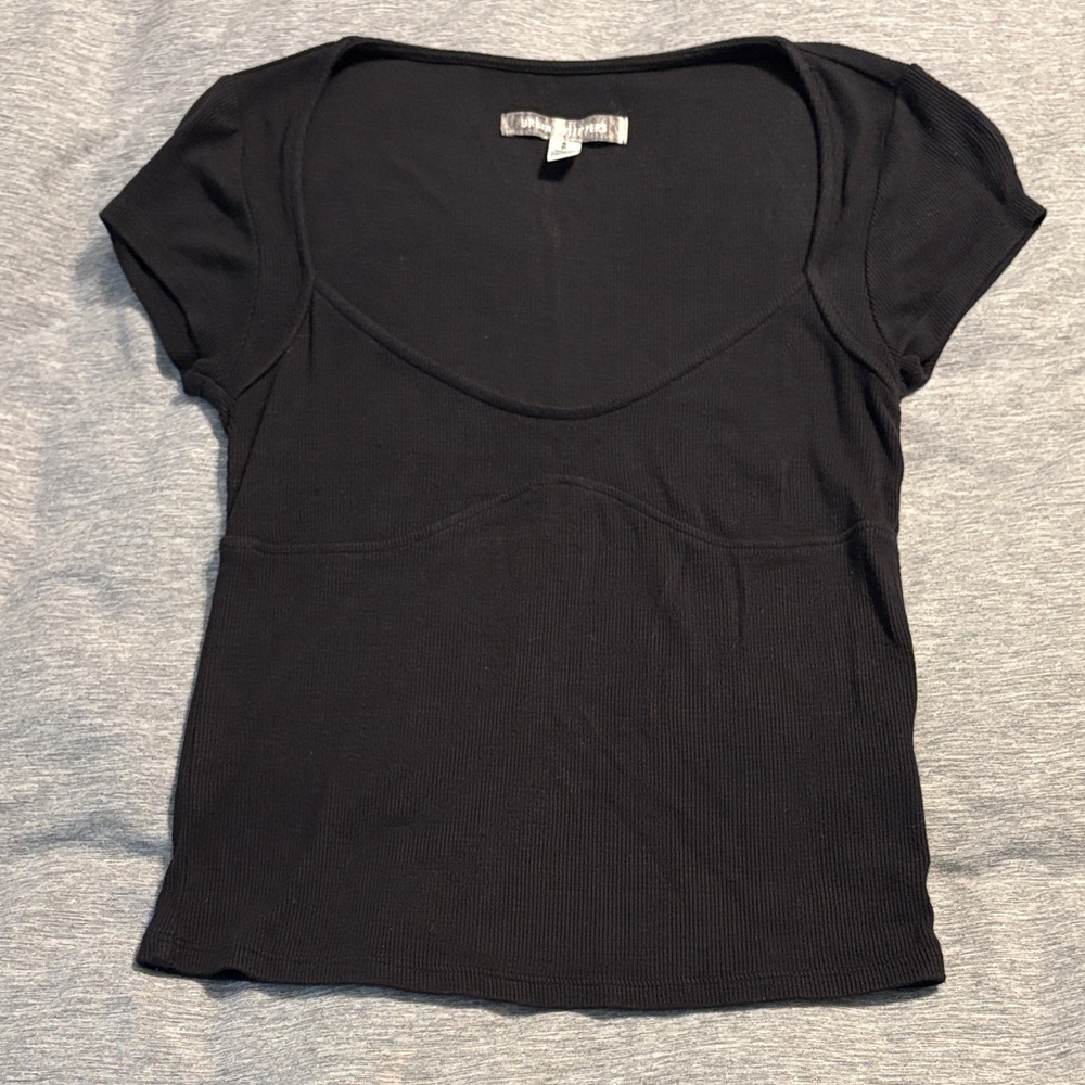 Urban Outfitters Black Short Sleeve Top